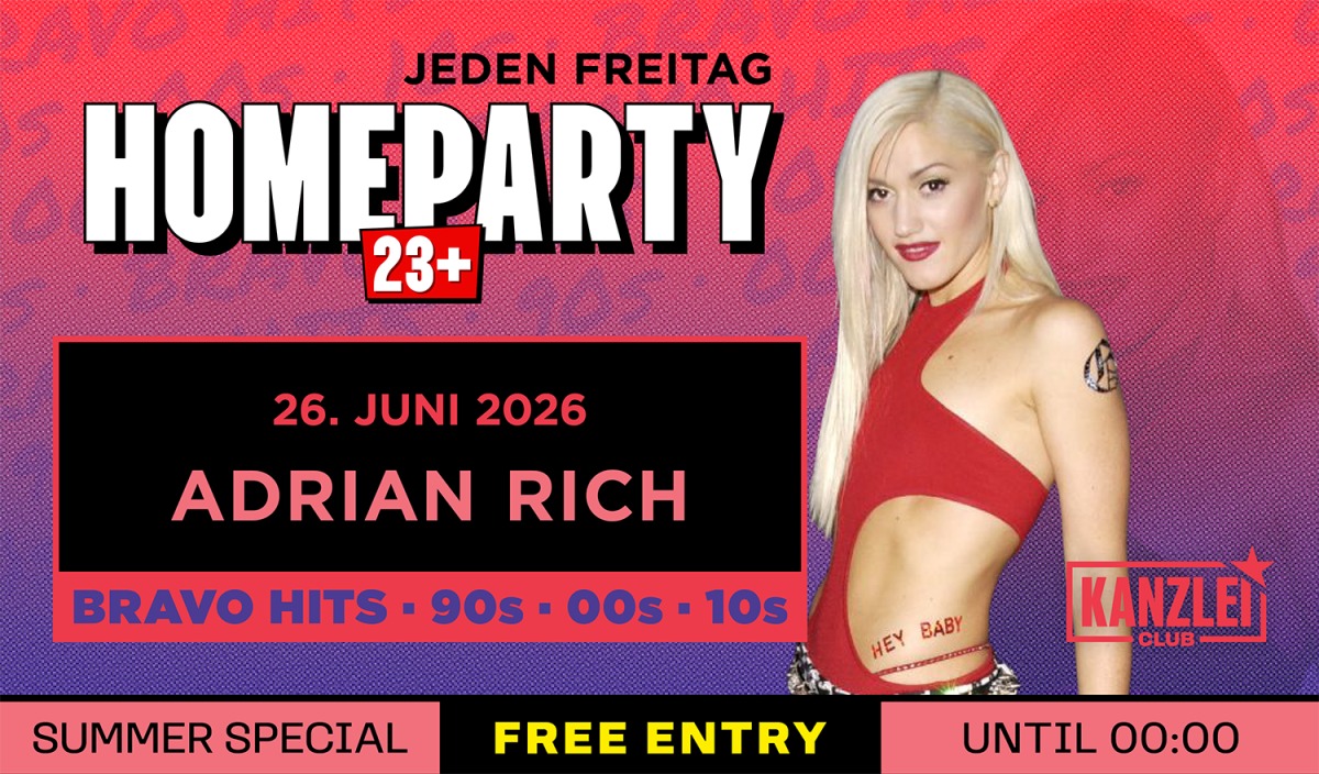 Flyer Homeparty 23+