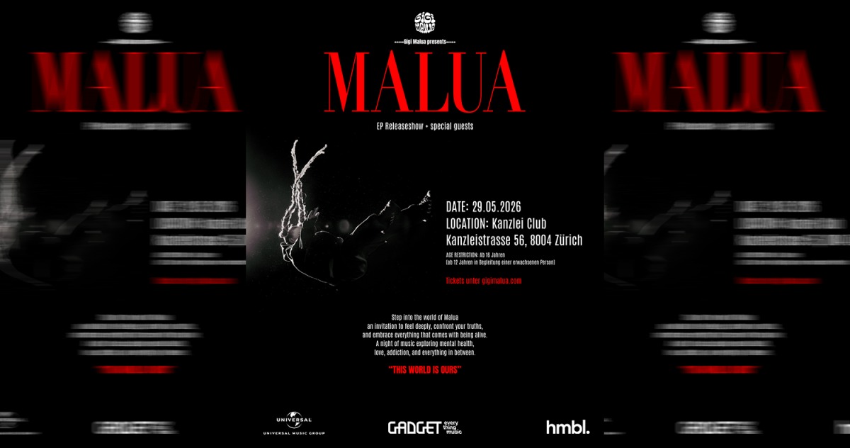 Flyer GIGI MALUA  live